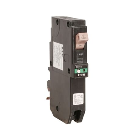 Eaton Circuit Breaker, CH Series, 15A, 1 Pole, 120/240V AC, 10kA CHFCAF115PN